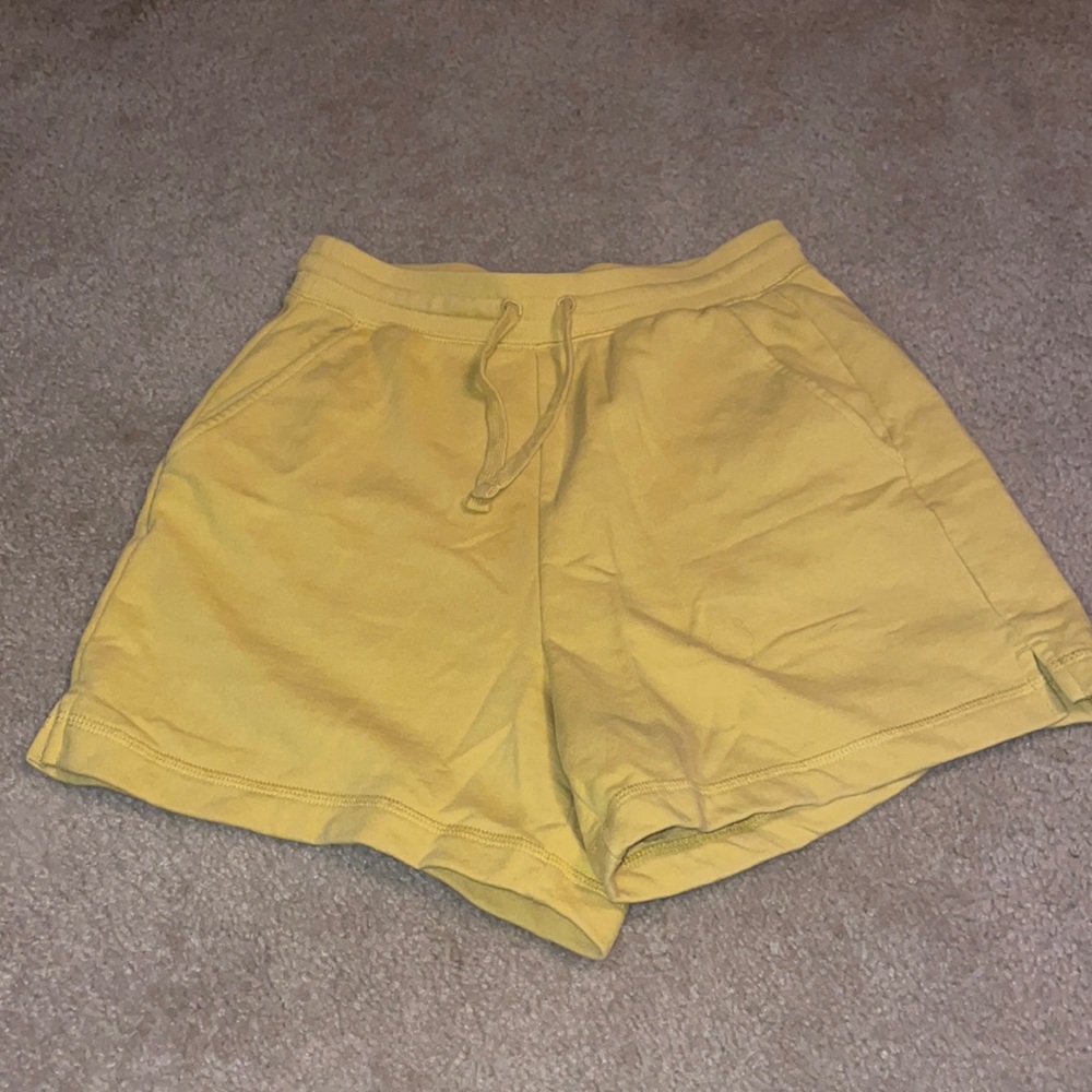 Yellow shorts
